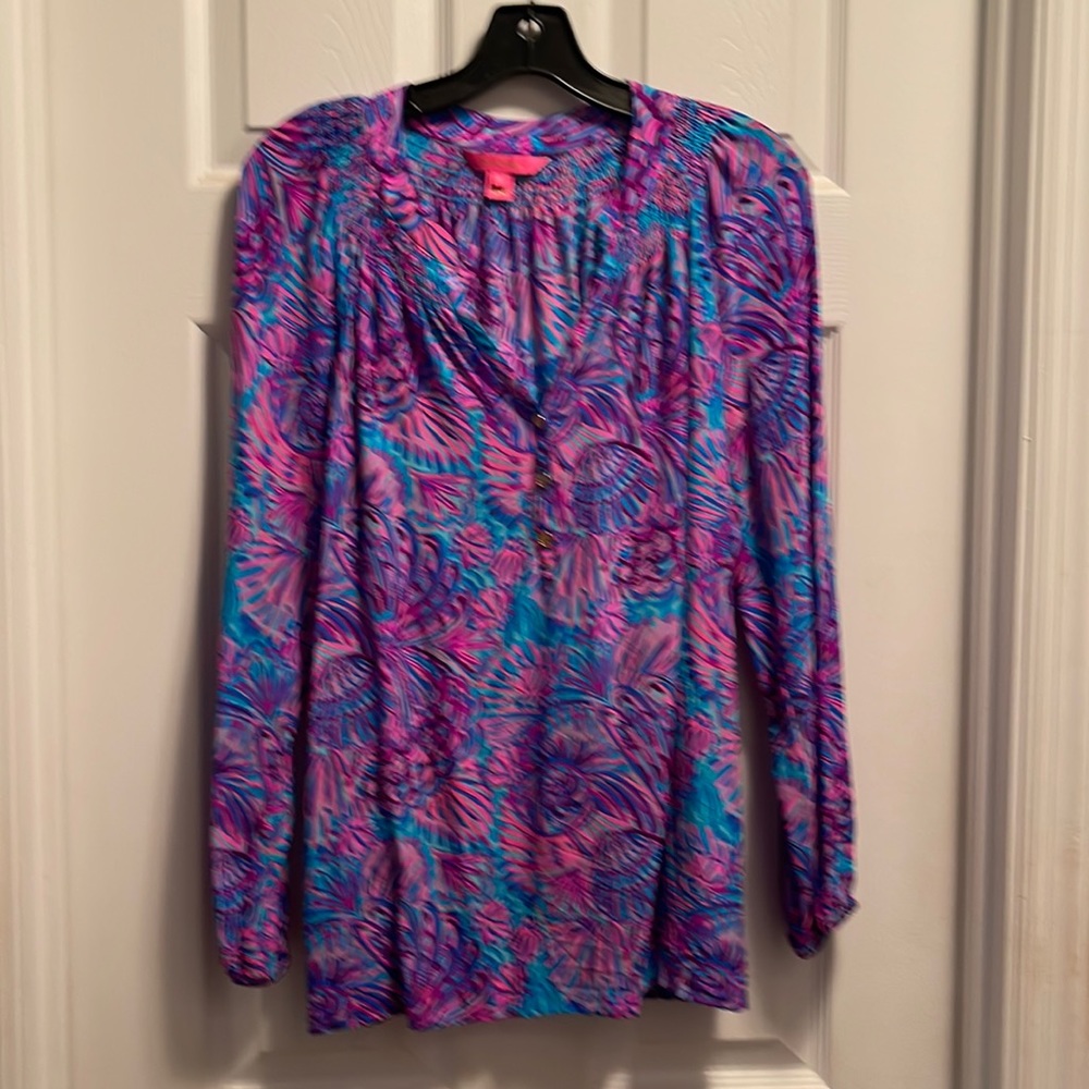 Lilly Pulitzer Elsa Silk Blouse